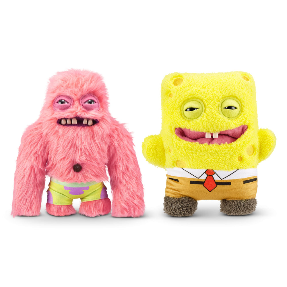 Collectible duo boosts playful display, perfect for fans of Bikini Bottom.