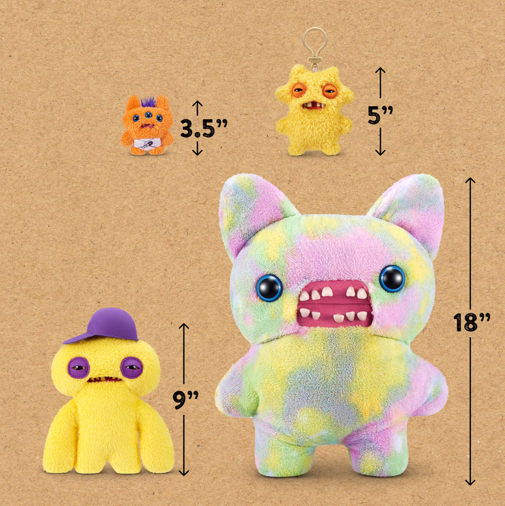 Fuggler super-soft plush material ideal for gentle hugging.