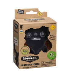 Fuggler collectible box showing random character inside for surprise element.