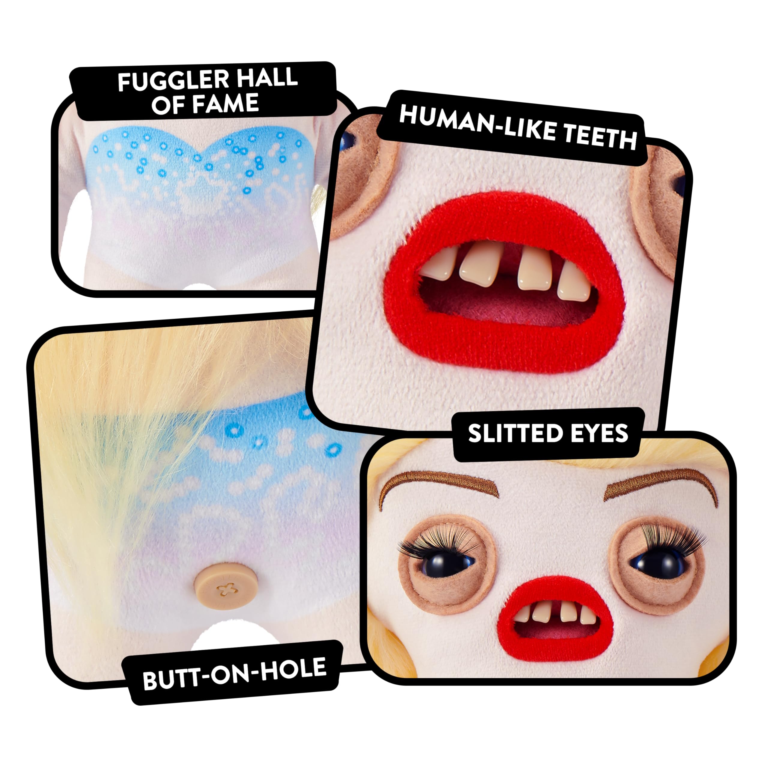 Friends and fans appreciate the distinctive grins and tiny teeth.