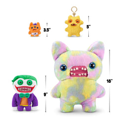 Fuggler DC X Superman plush toy ideal for display and bedtime storytelling.