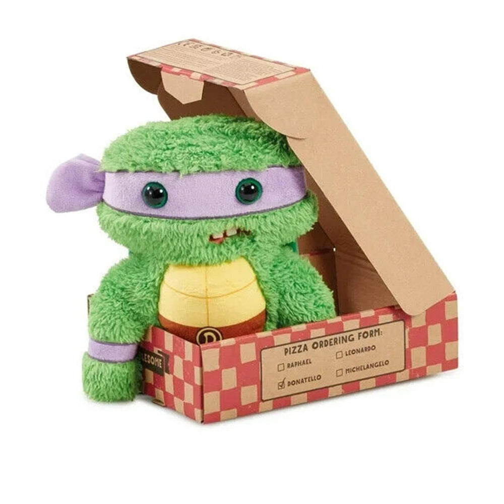 Fuggler Donatello plush texture showcases ultra-soft cuddle experience