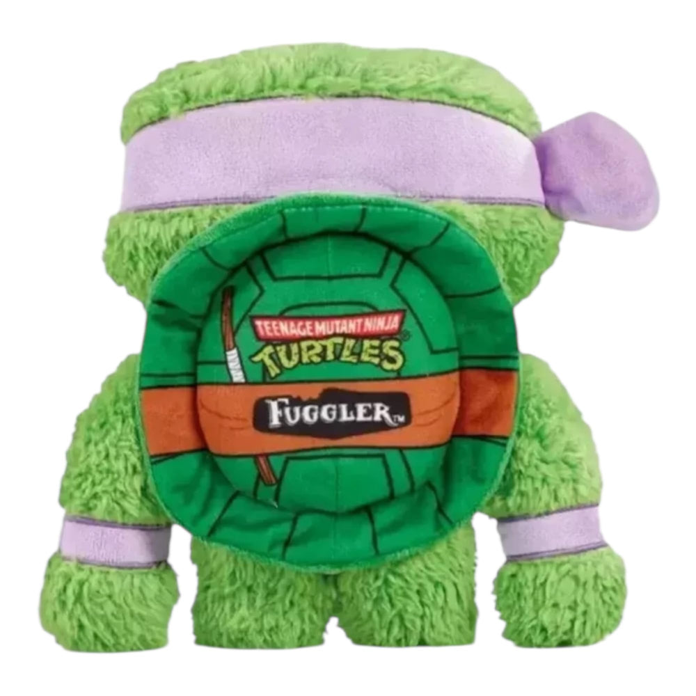 Fuggler Donatello TMNT plush close-up fur texture, soft and inviting.