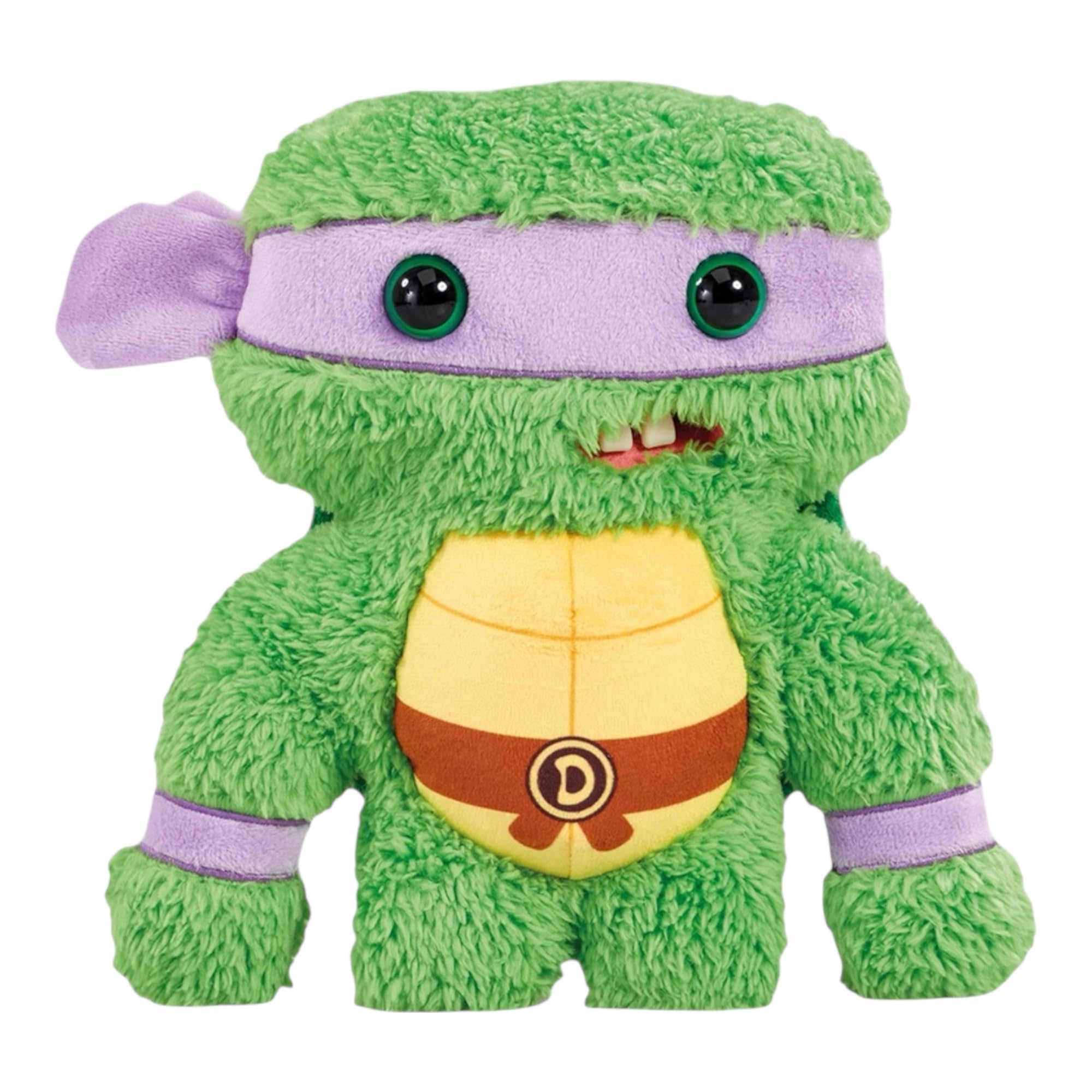 Fuggler Donatello TMNT plush front view for display or cuddle.