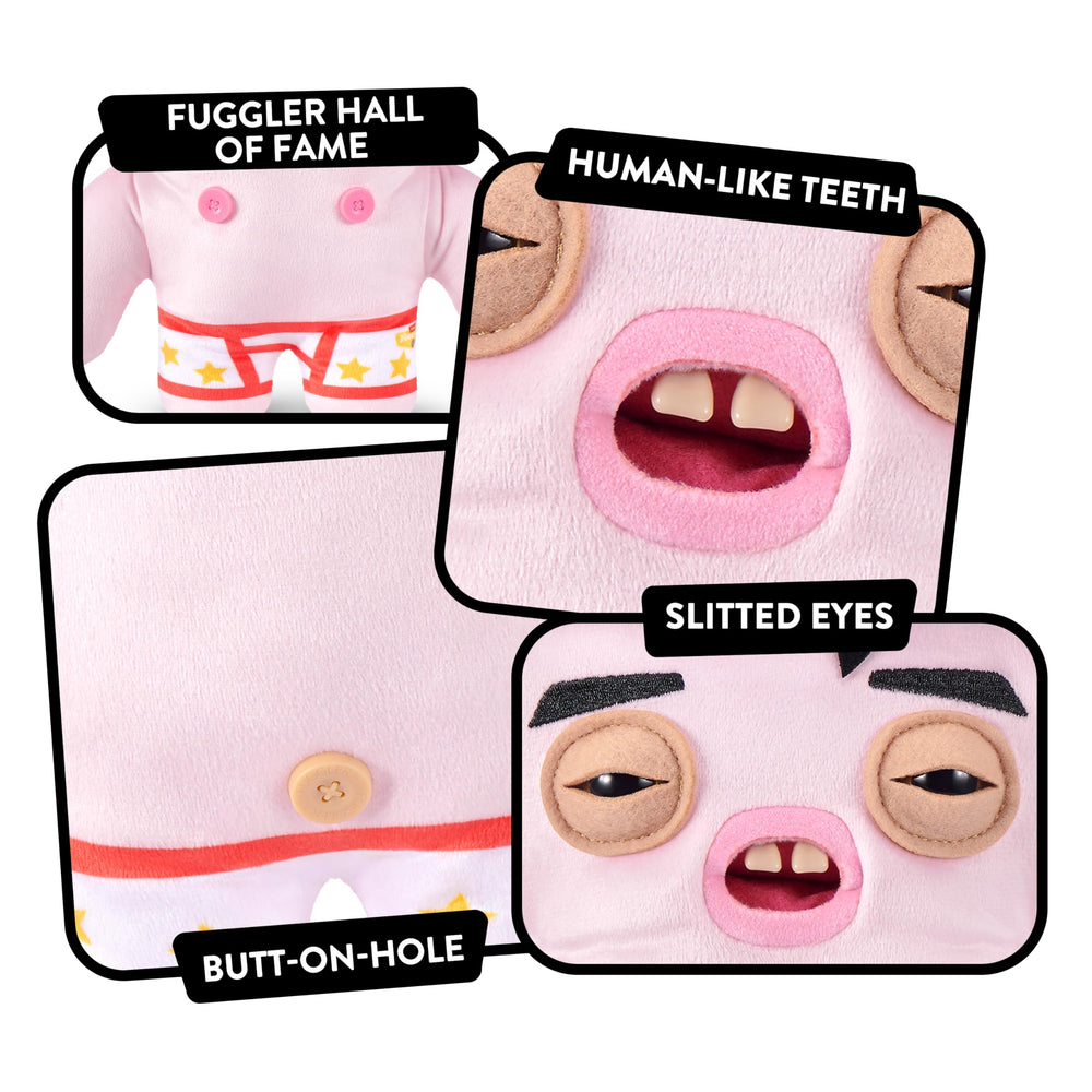 Shelf-ready display idea featuring Fugg Stars for a chaotic charm.