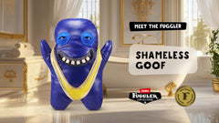 Fuggler Gold Fuggs 1/24 rarity hint enhances excitement for fans.