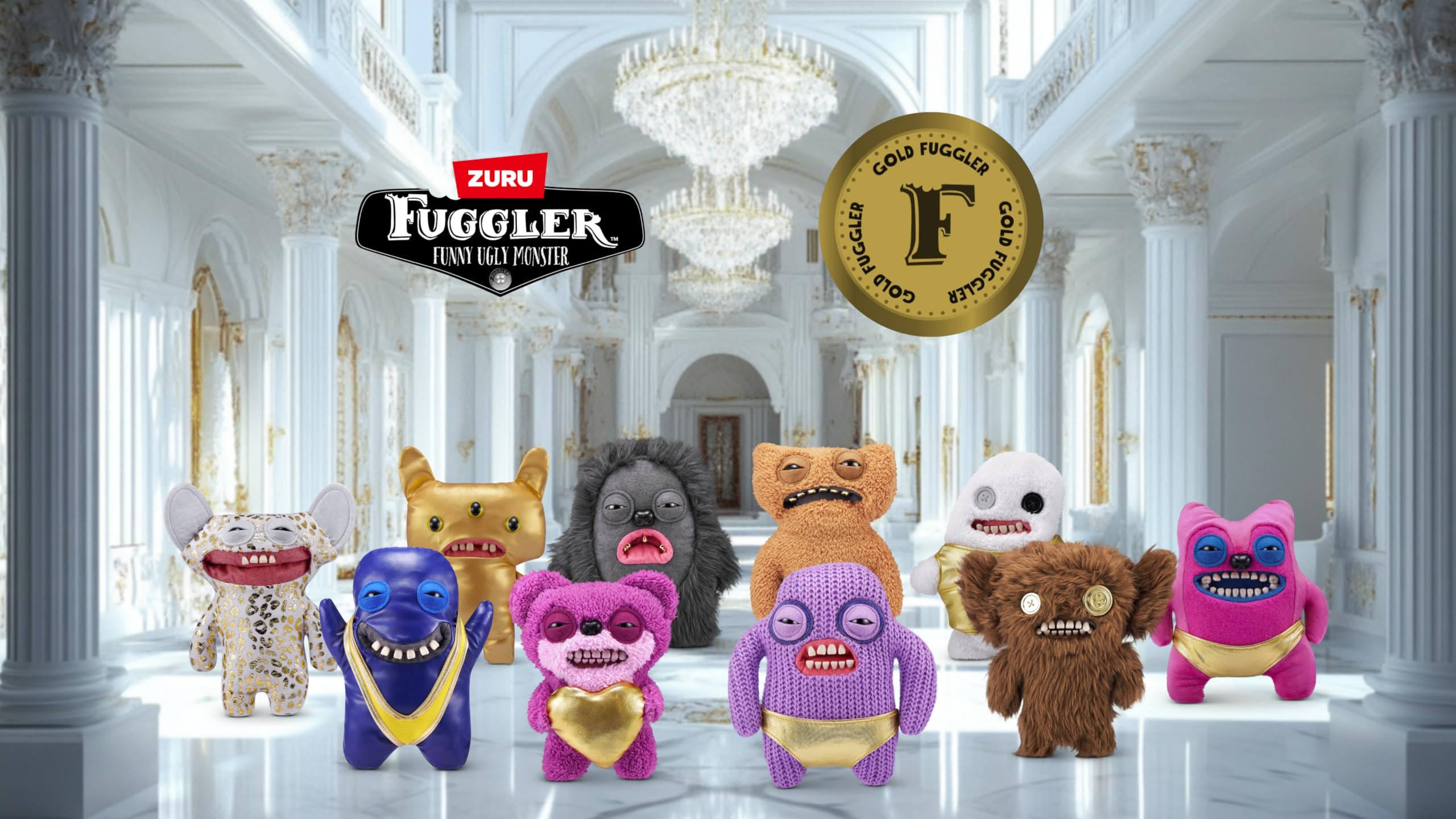 Fuggler Gold Fuggs pack-shot, ready for display and gifting.