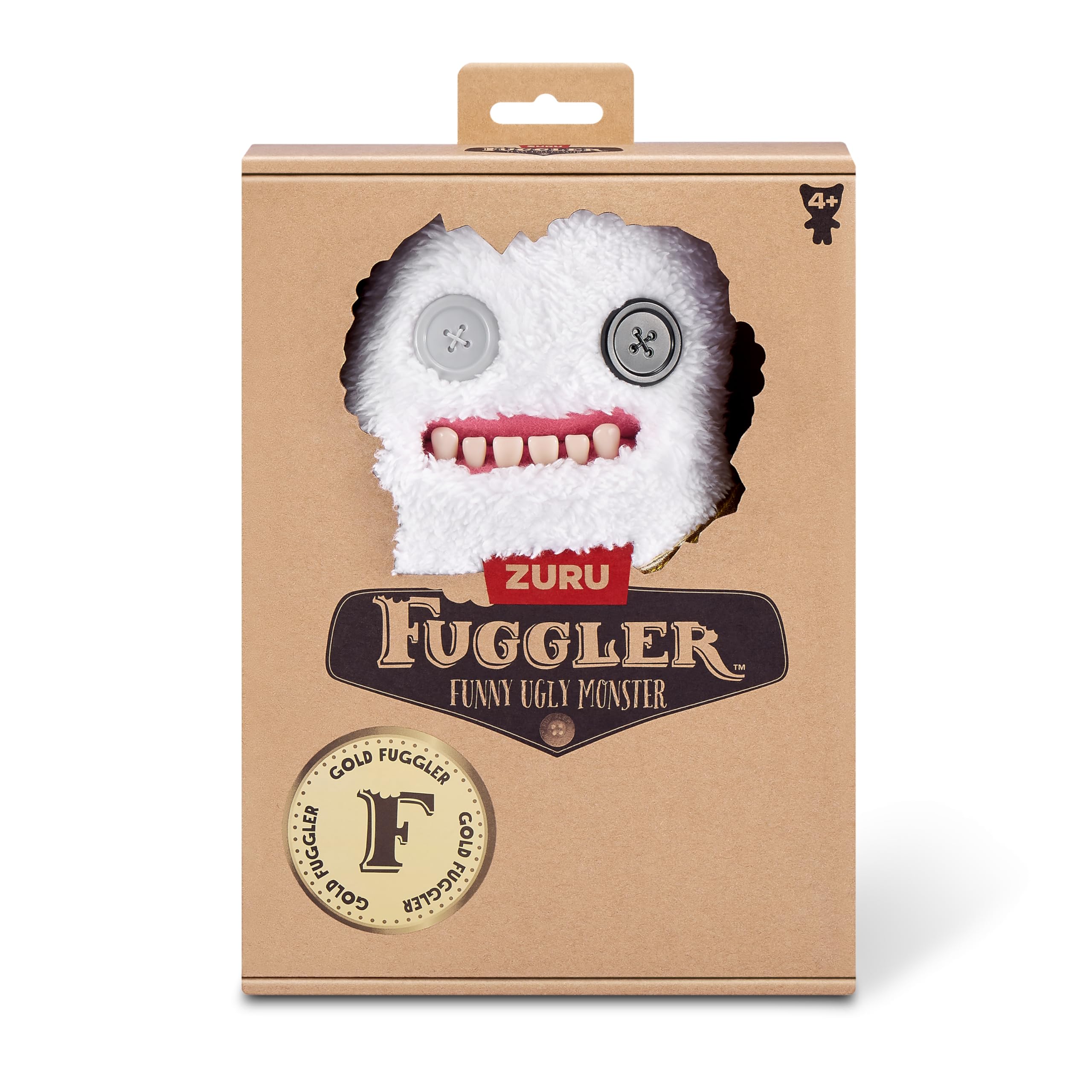 Fuggler Gold Fuggs teeth detail, quirky character with collectible appeal.