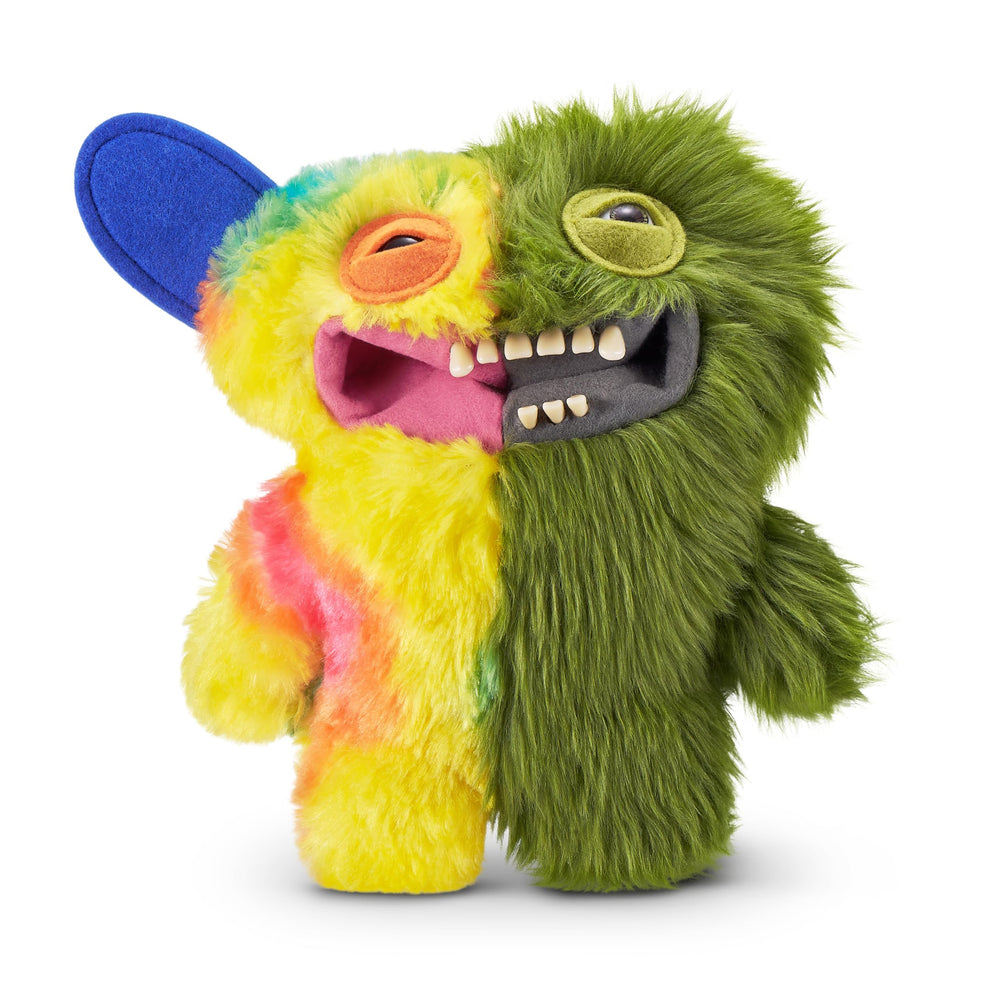 Fuggler Grinnero McGoo front view shows soft plush perfect for imaginative play.