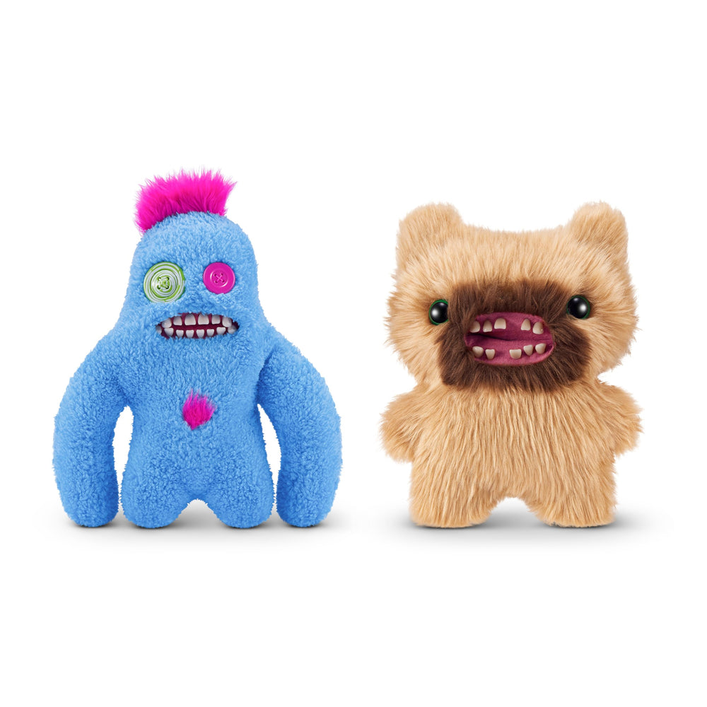 Fuggler Hairy Fuggs 9-inch plush close-up highlighting ultra-soft fabric for cozy play.
