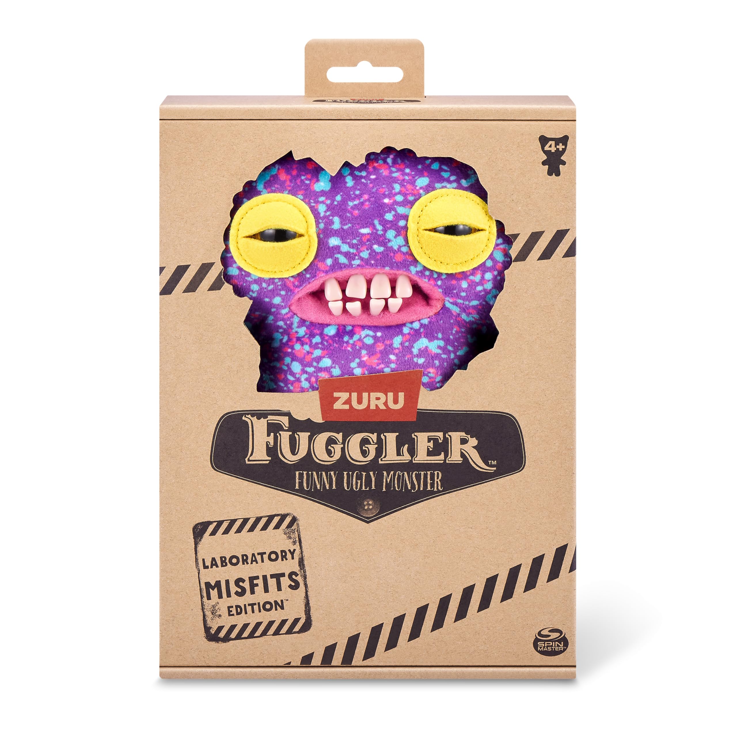 Fuggler Squidge colorful markings spark collectible display.