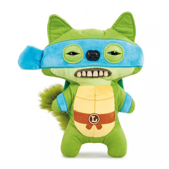 Fuggler Leonardo blue-mask plush, a playful TMNT collector's item.