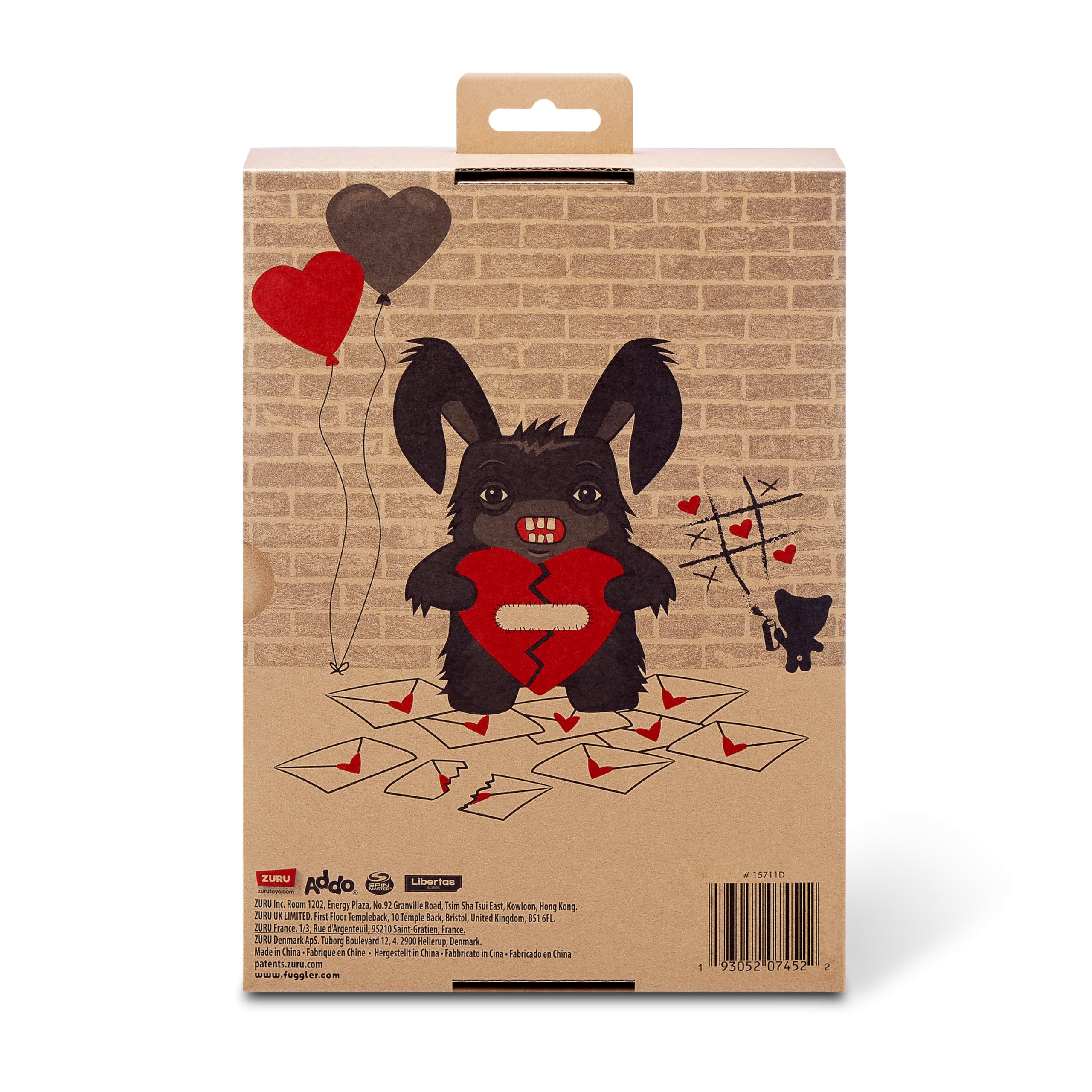 Fuggler Love Fugg pink gift-ready packaging supports gifting and display.