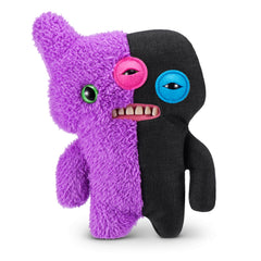 Annoyed Alien in purple and black with teeth for quirky storytelling