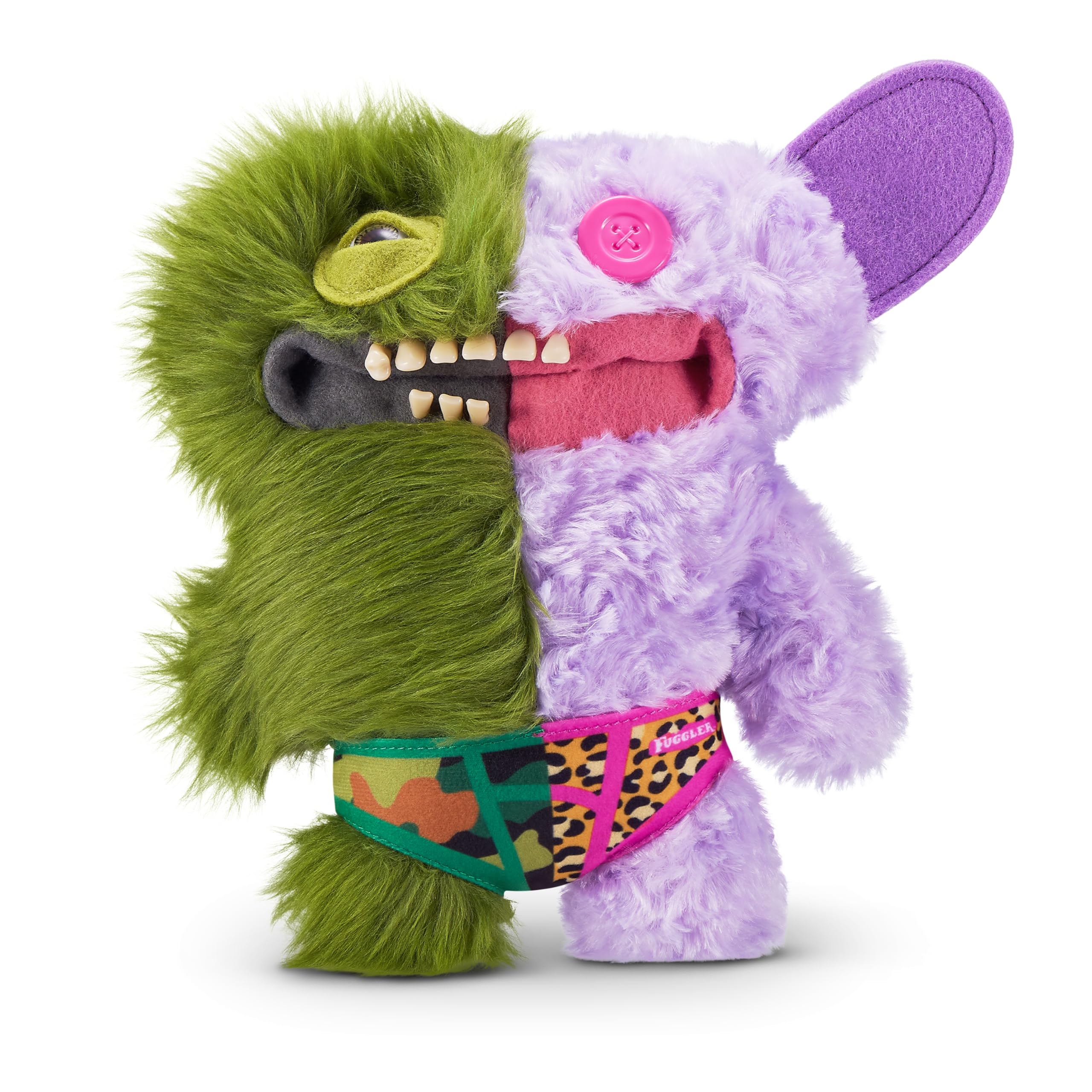 Fuggler misfit monsters duo posed for mischief-filled play and storytelling.