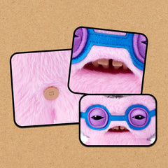 Fuggler Old Fogies group shot for collection, six quirky characters to assemble.