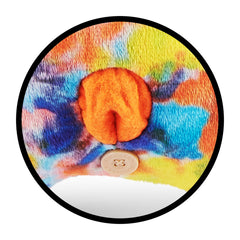 Fuggler Rabid Rabbit on shelf display makes a quirky conversation piece.
