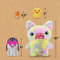 Fuggler street-cred plush in action for bold, humorous storytelling.