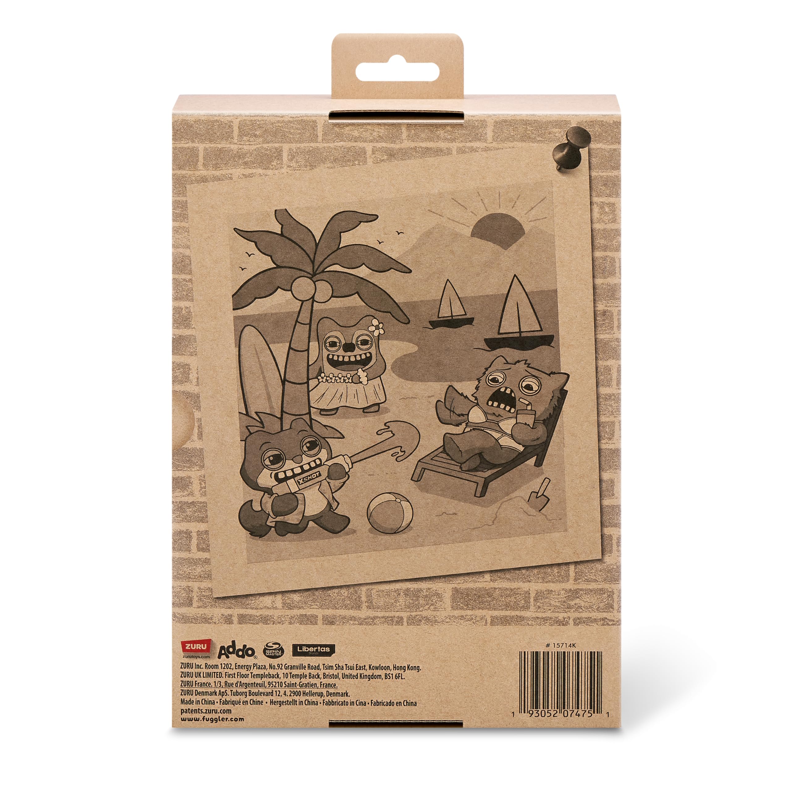 Fuggler Vacay Vibes packaging and display for collectability.