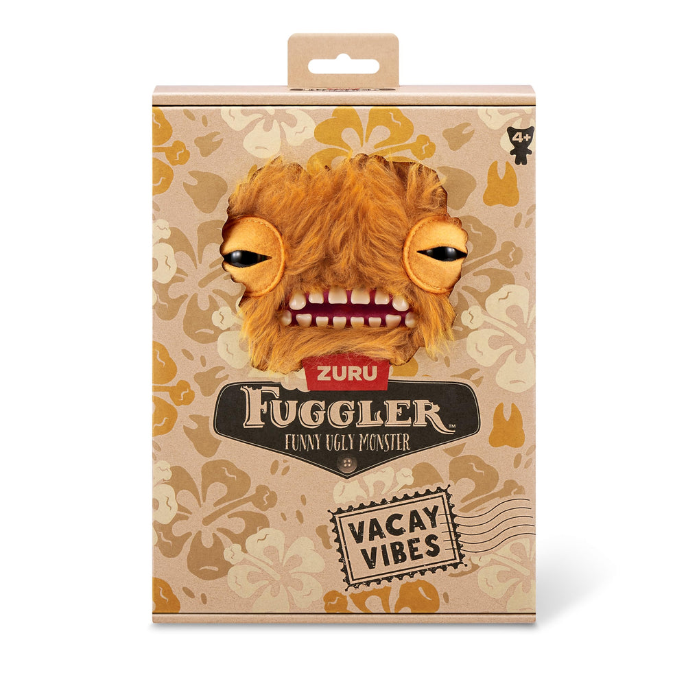 Fuggler Ginger close-up shows human-like teeth, perfect for quirky display