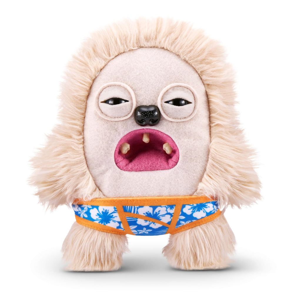 Fuggler Vacay Vibes Hedge Grog Cream full figure offers soft plush for display or play
