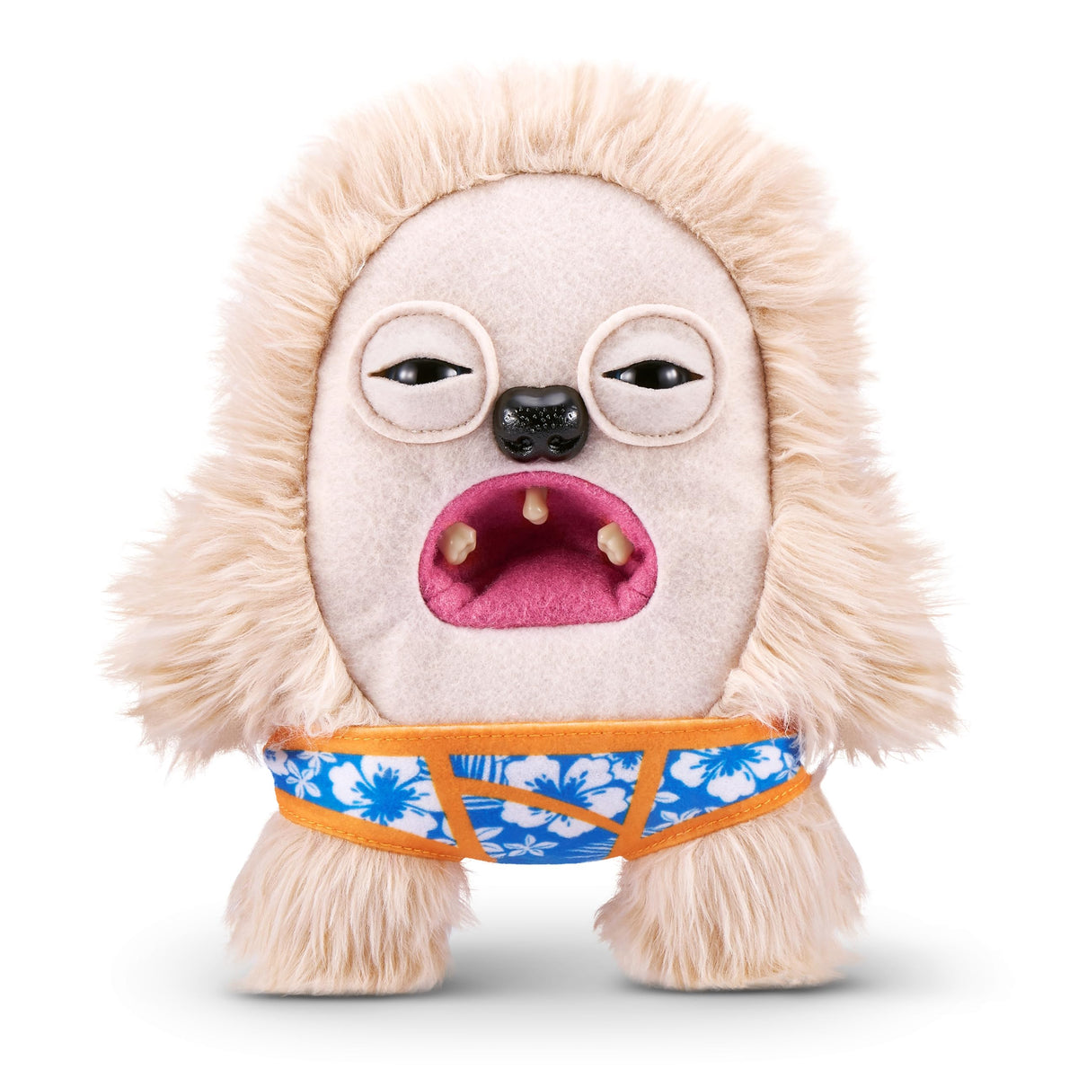 Fuggler Vacay Vibes Hedge Grog Cream full figure offers soft plush for display or play