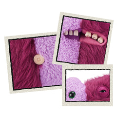 Fuggler Wide Eyed Red plush – vibrant decor accent and playful companion.