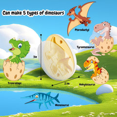 Fuijeuj Playdough dinosaur pieces enhancing imaginative storytelling with friends