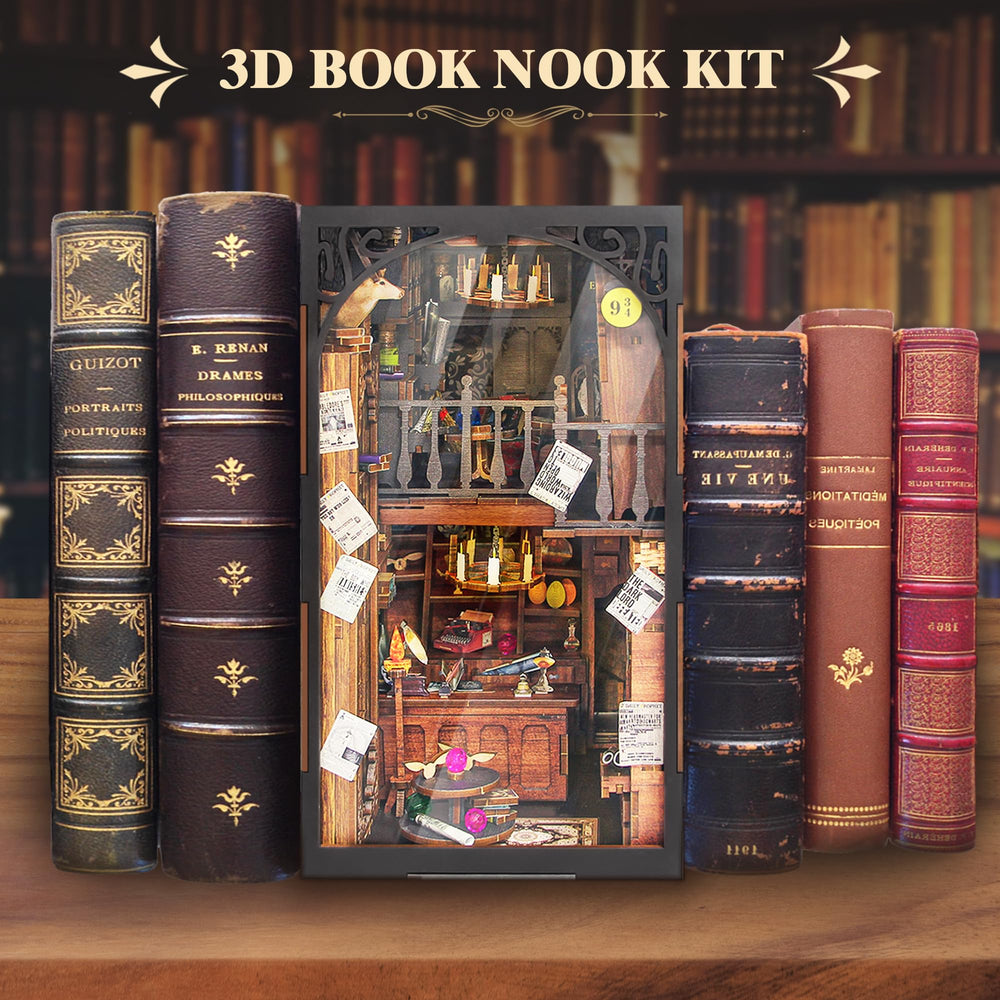 Fuiltee desk decor bookend display adds magical charm