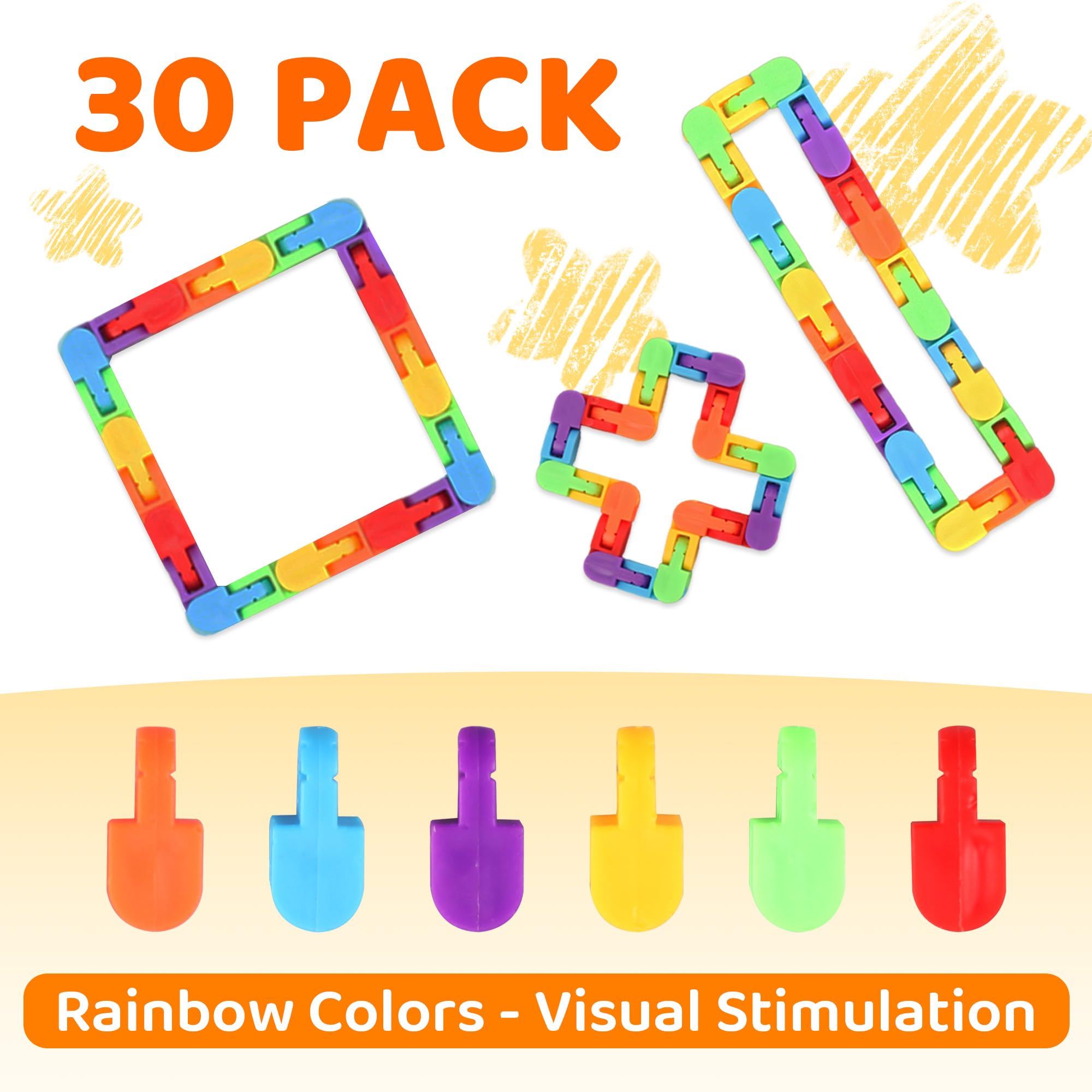 Durable plastic construction supports busy hands and classroom use