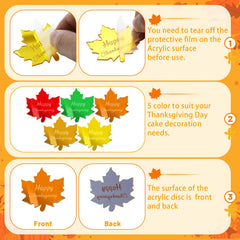 FULAIERGD maple leaf topper silver provides bright, elegant contrast for celebrations.
