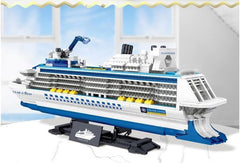 Fulholpe premium cruise ship display model elevates home or office decor with nautical appeal.