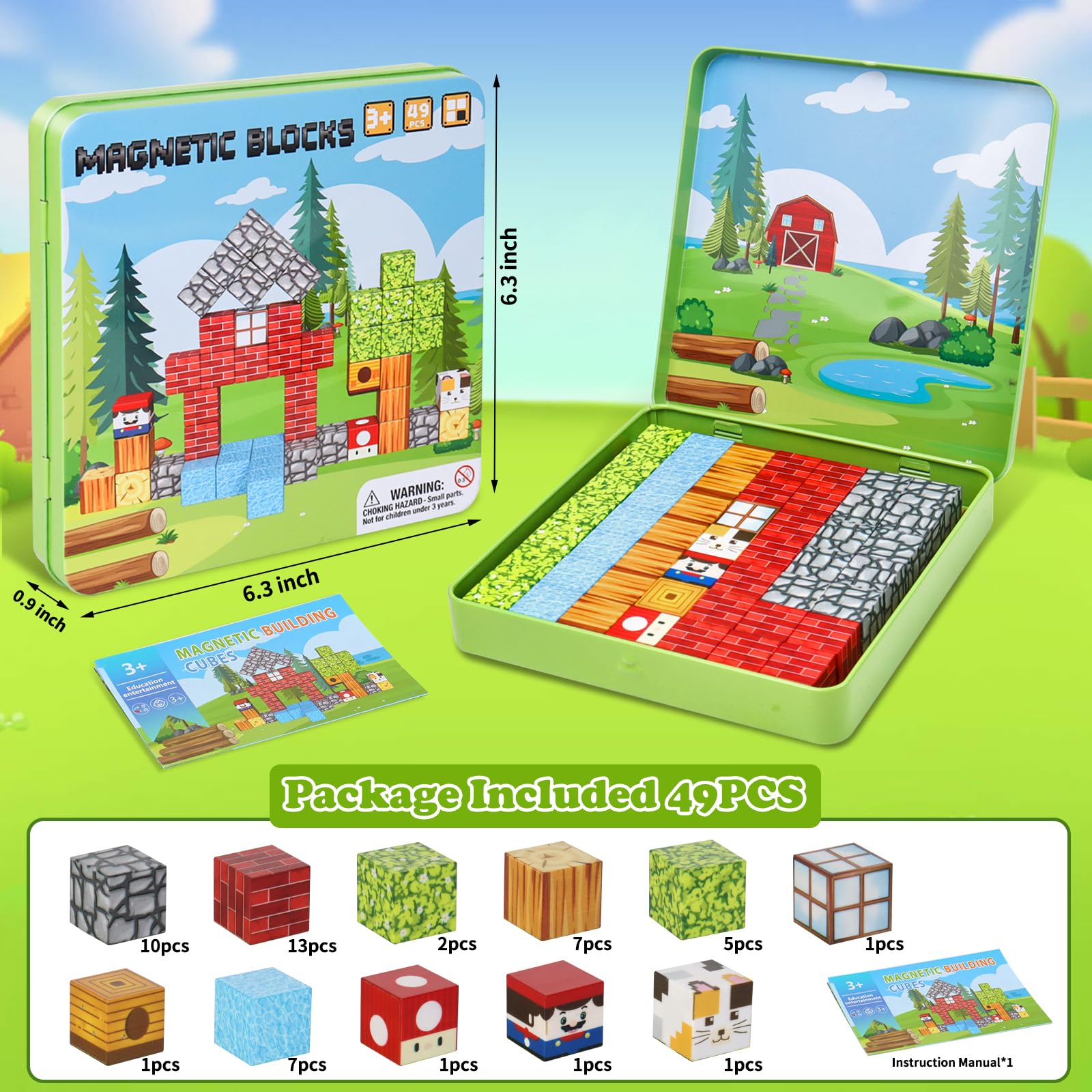 Fuliuyu gift for kids ages 3+ ideal for birthdays and travel learning.