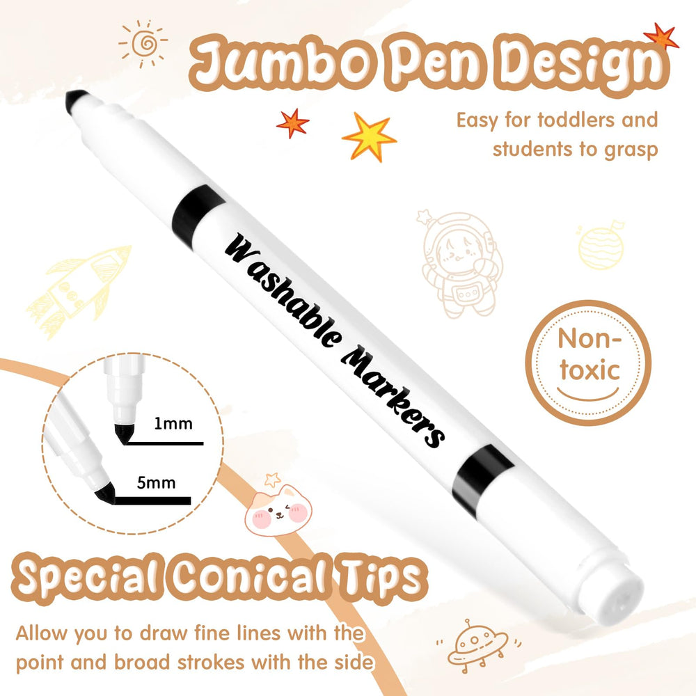 Fullhawl cone-tip markers enable clean edges for drawings and diagrams
