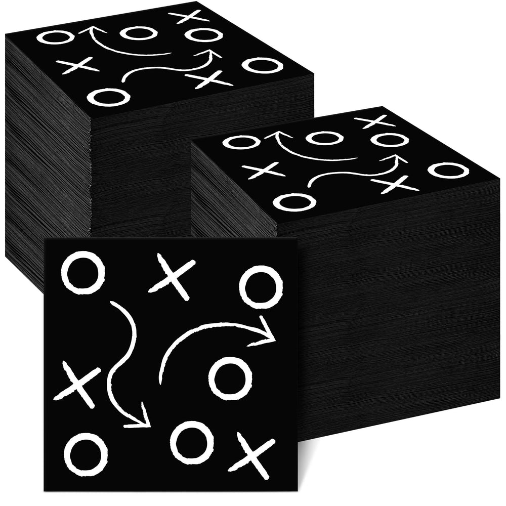 Fullhawl football napkins 100-pcs with tactical pattern for team celebrations.