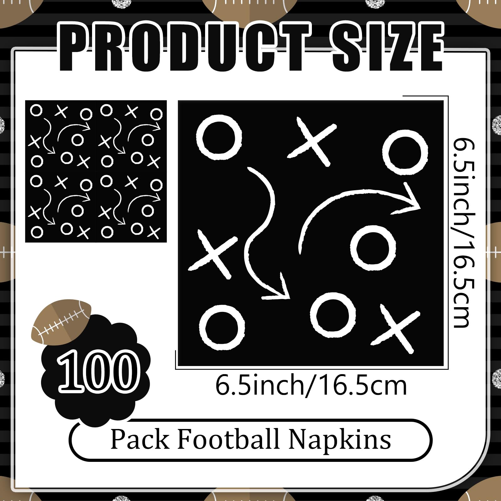 Fullhawl 6.5-inch square napkins ideal for party dining and spills.