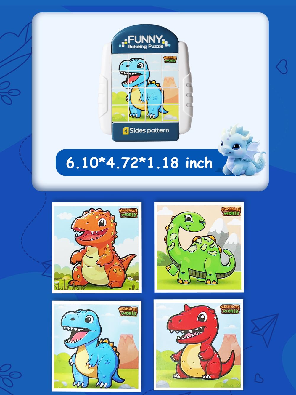 Fullware gift-ready rotating puzzle for birthdays and holidays