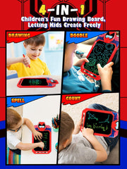 Fullware LCD Writing Tablet pen slot and anti-loss strap reduce misplacement