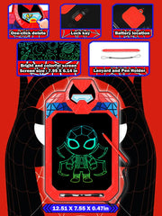 Fullware LCD Writing Tablet safe ABS materials withstands drops and kids' play
