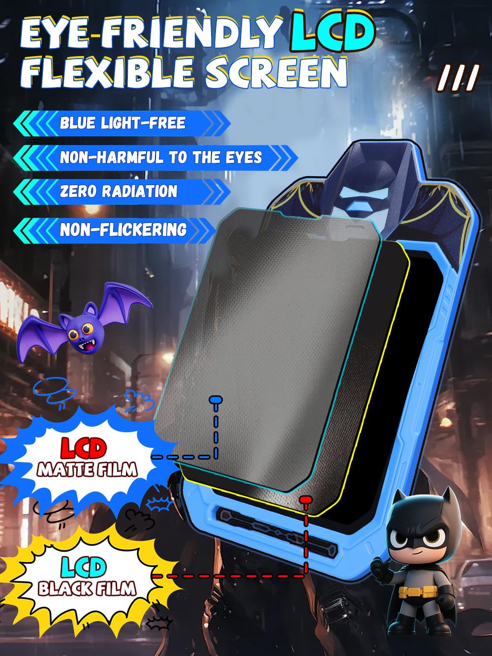 Fullware pen-slot stand keeps the Bat Hero stylus secure for quick art sessions.