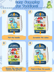 Fullware rotating puzzle on car ride for calm kid activity