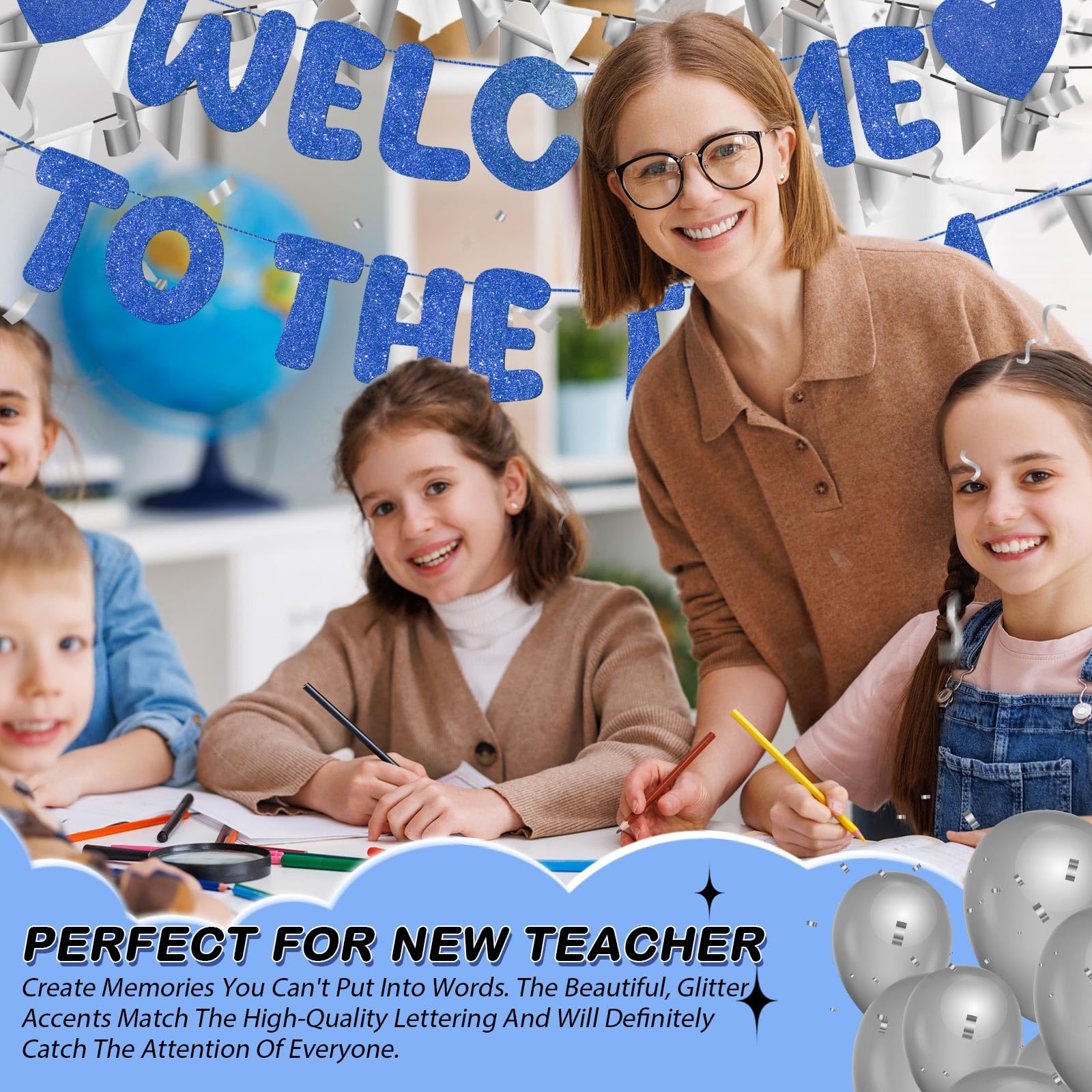 Fulmoon desk-friendly banner creates a warm welcome in lobbies.