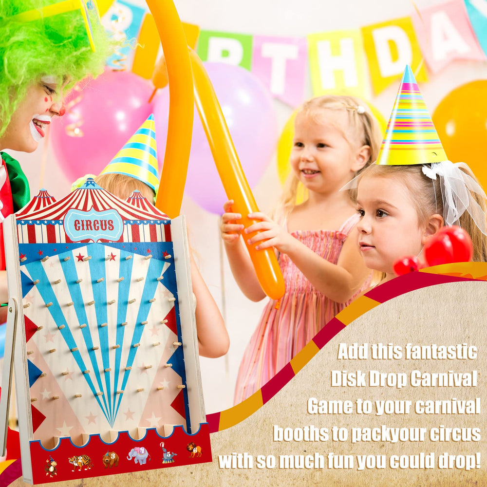 Fulmoon carnival theme encourages playful interaction before and after cake