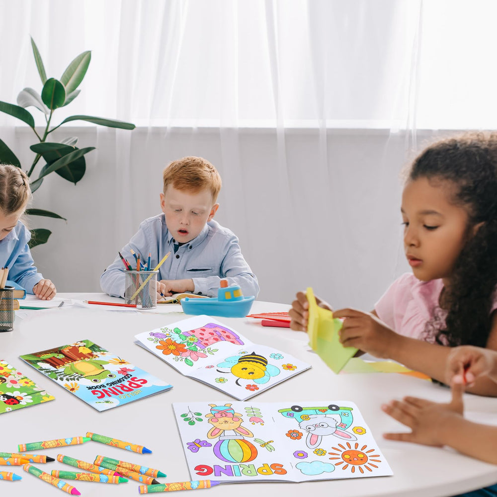 Fulmoon bird-patterns edition adds bright spring scenes for creative doodling