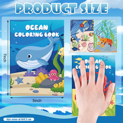 Fulmoon sea creature coloring pages open book with bold lines for beginners