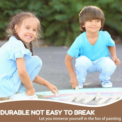 Fulmoon washable sidewalk chalk for easy cleanup after outdoor art.