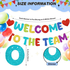 Fulmoon welcome banner with bold 16 cm letters for high visibility in entryways.