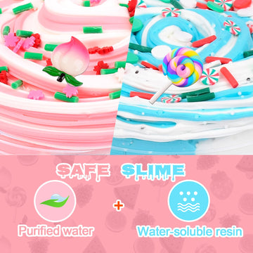 Fumeetplax butter slime soft peach texture with non-sticky feel.