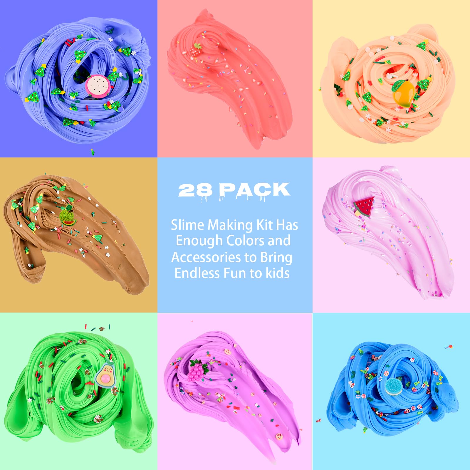 Fumeetplax Peach slime shows a soft texture suited for tactile play