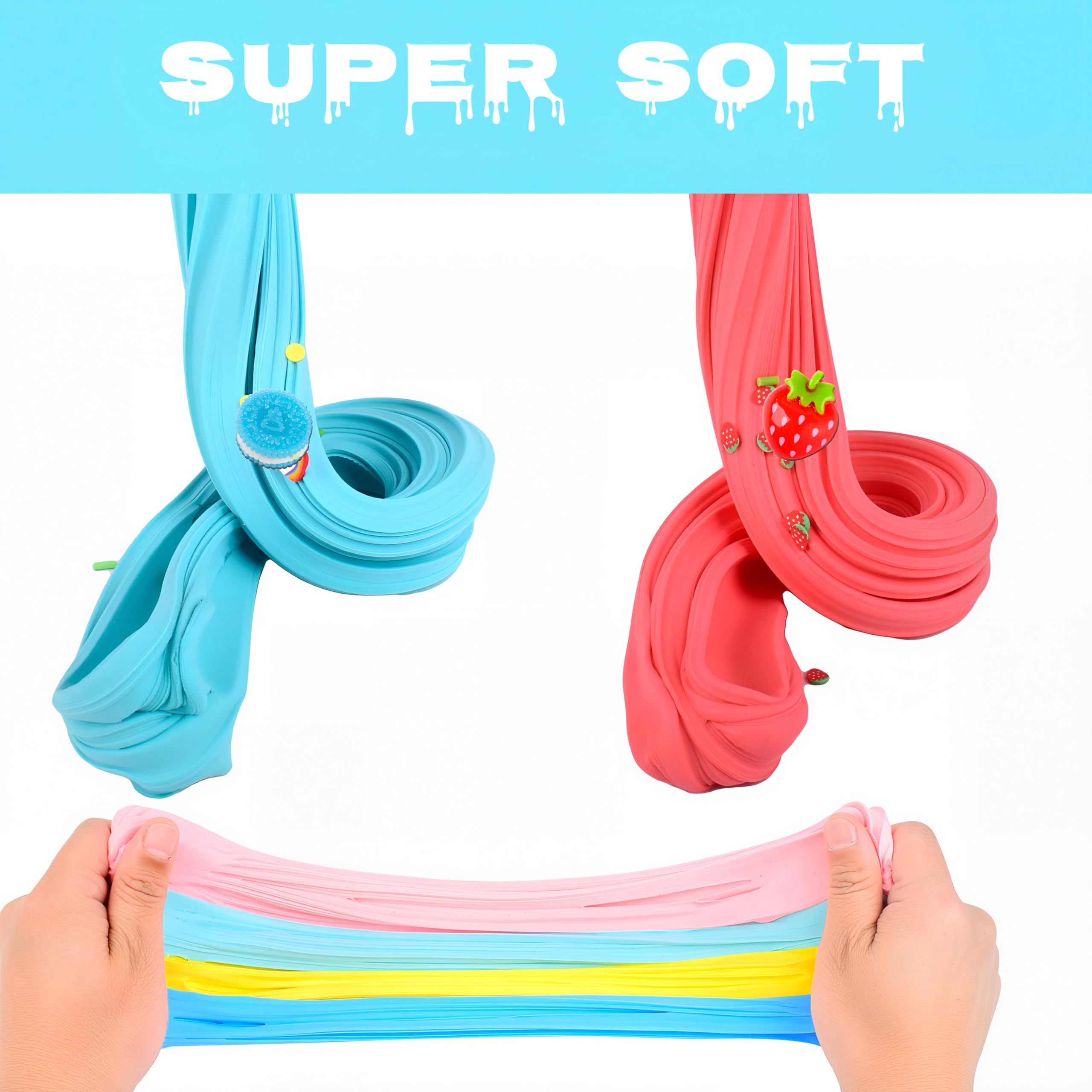 Fumeetplax Slime Container with Lid keeps slime tidy and ready